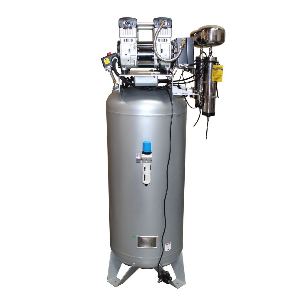 California Air Tools 60040DCAD Ultra Quiet & Oil-Free 4.0 Hp, 60 Gal. Steel Tank Air Compressor with Auto Drain Valve and Dolly