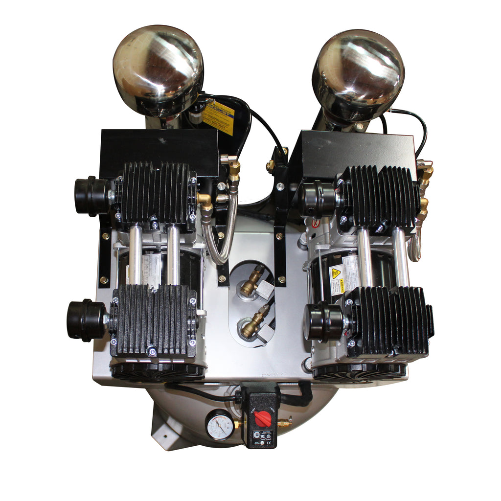 California Air Tools 60040DCAD Ultra Quiet & Oil-Free 4.0 Hp, 60 Gal. Steel Tank Air Compressor with Auto Drain Valve and Dolly