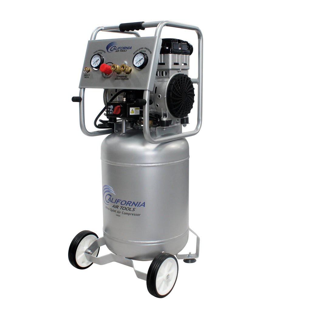 California Air Tools 10020C Ultra Quiet  & Oil-Free  2.0 Hp, 10.0 Gal. Steel Tank Air Compressor