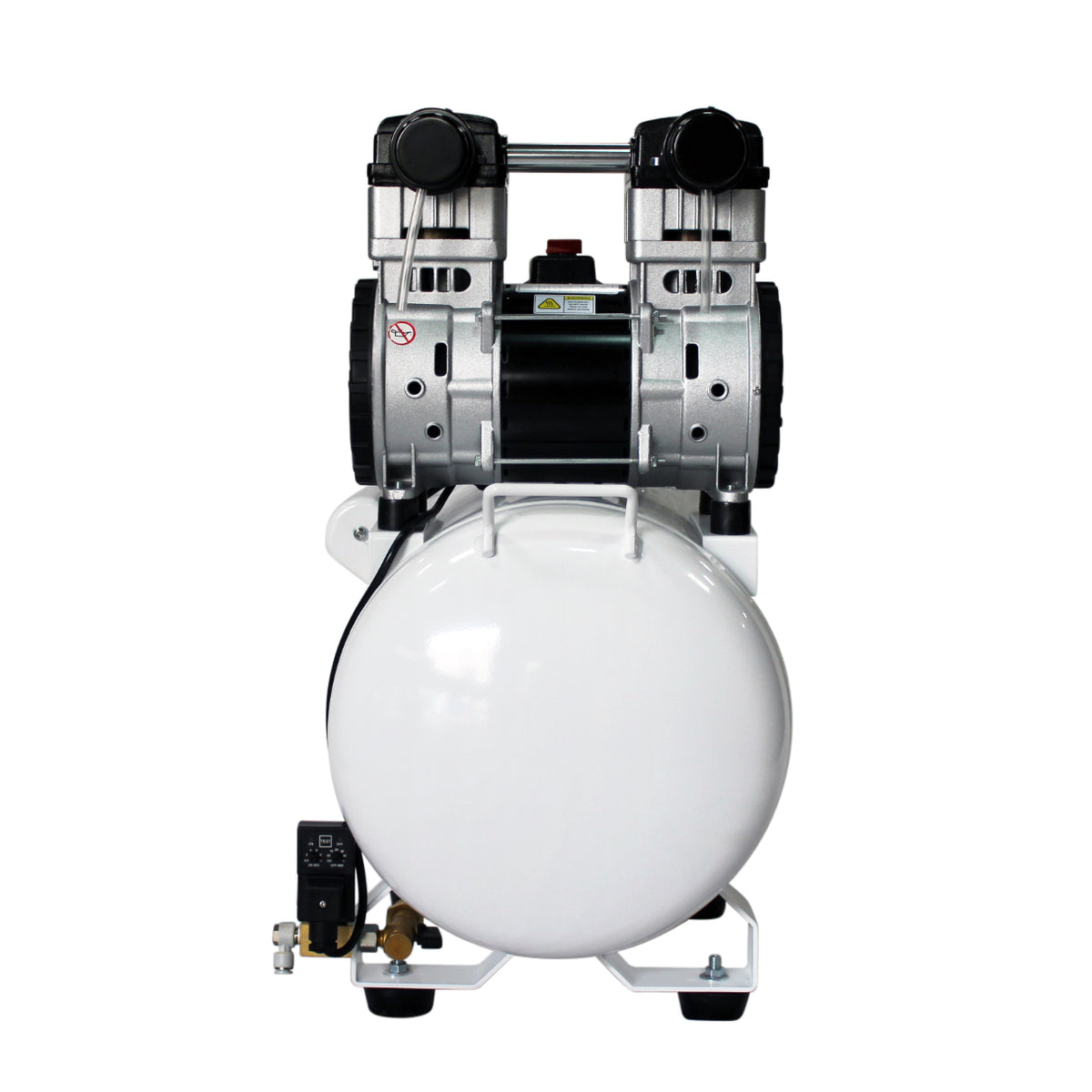 California Air Tools 10020CHAD-22060 Ultra Quiet  & Oil-Free  2.0 Hp, 10.0 Gal. Steel Tank Air Compressor with Auto Drain Valve (220v 60hz)