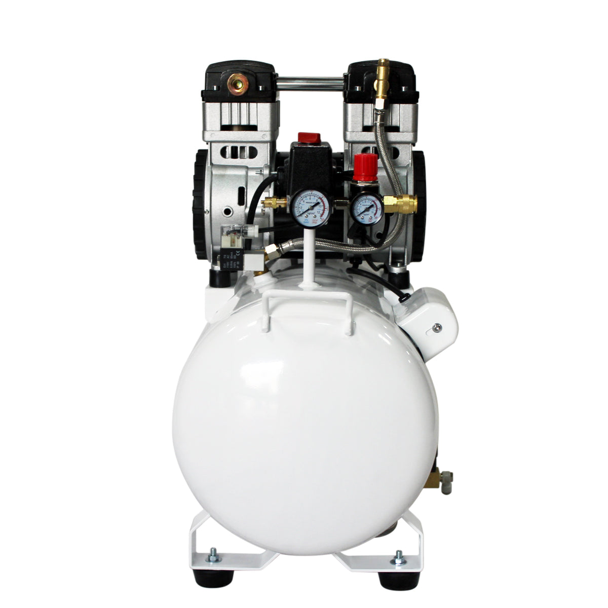 California Air Tools 10020CHAD-22060 Ultra Quiet  & Oil-Free  2.0 Hp, 10.0 Gal. Steel Tank Air Compressor with Auto Drain Valve (220v 60hz)