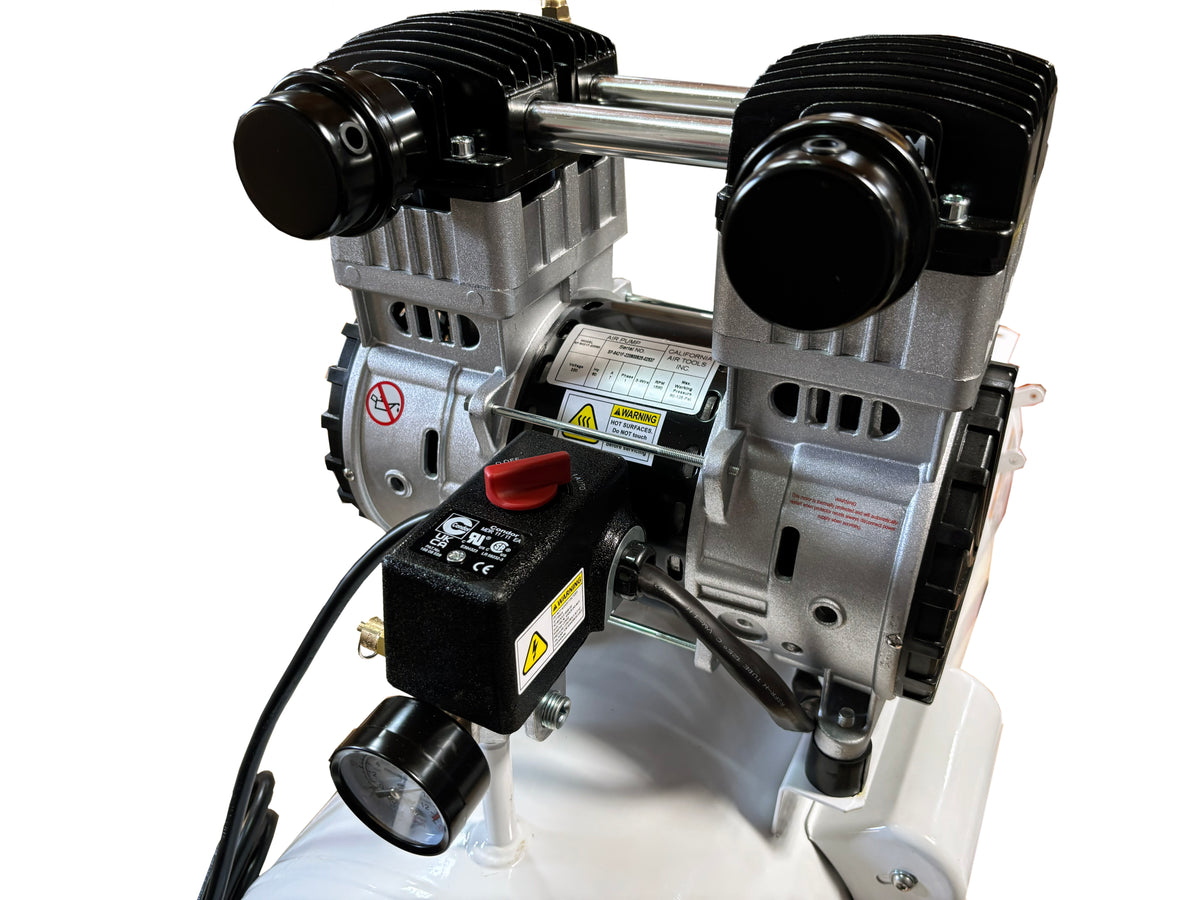 California Air Tools 20020CTR Ultra Quiet 2.0 Hp, Oil-Free and Powerful 20-Gallon Horizontal Air Compressor 110 Volts, 60 hz
