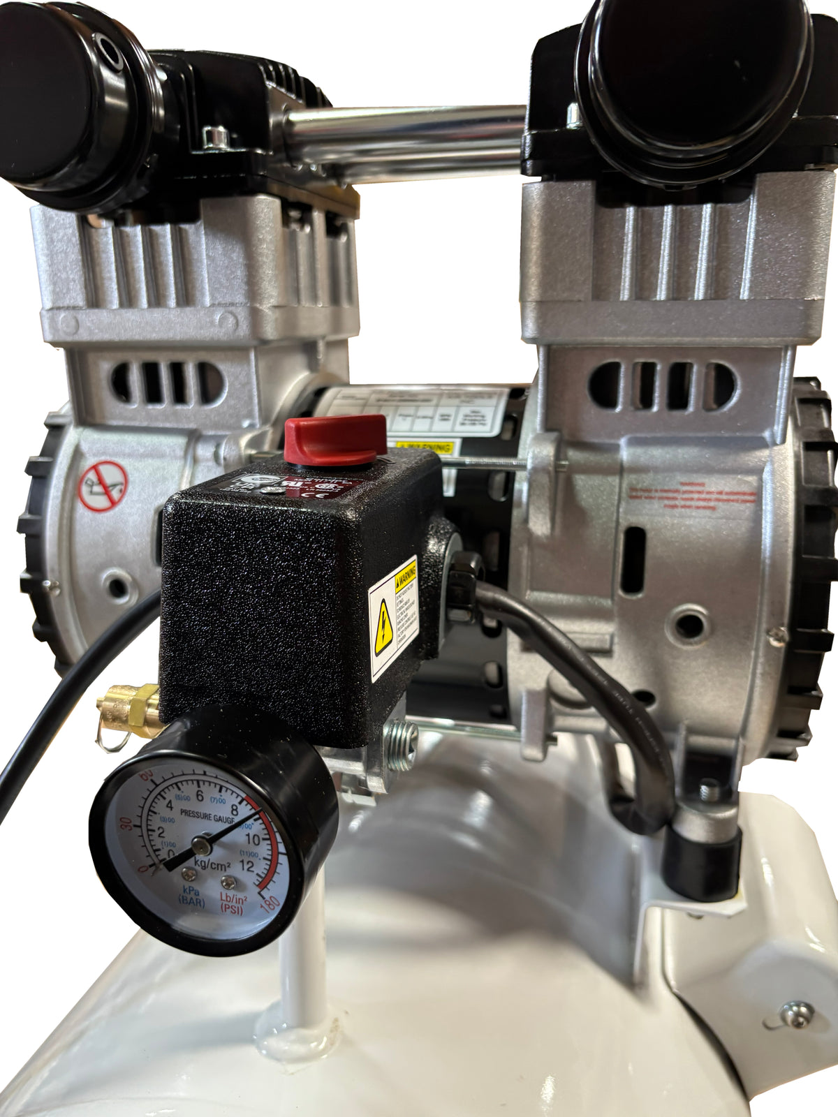 California Air Tools 20020CTR-22060 Ultra Quiet 2.0 Hp, Oil-Free and Powerful 20-Gallon Horizontal Air Compressor   220 Volts, 60 hz