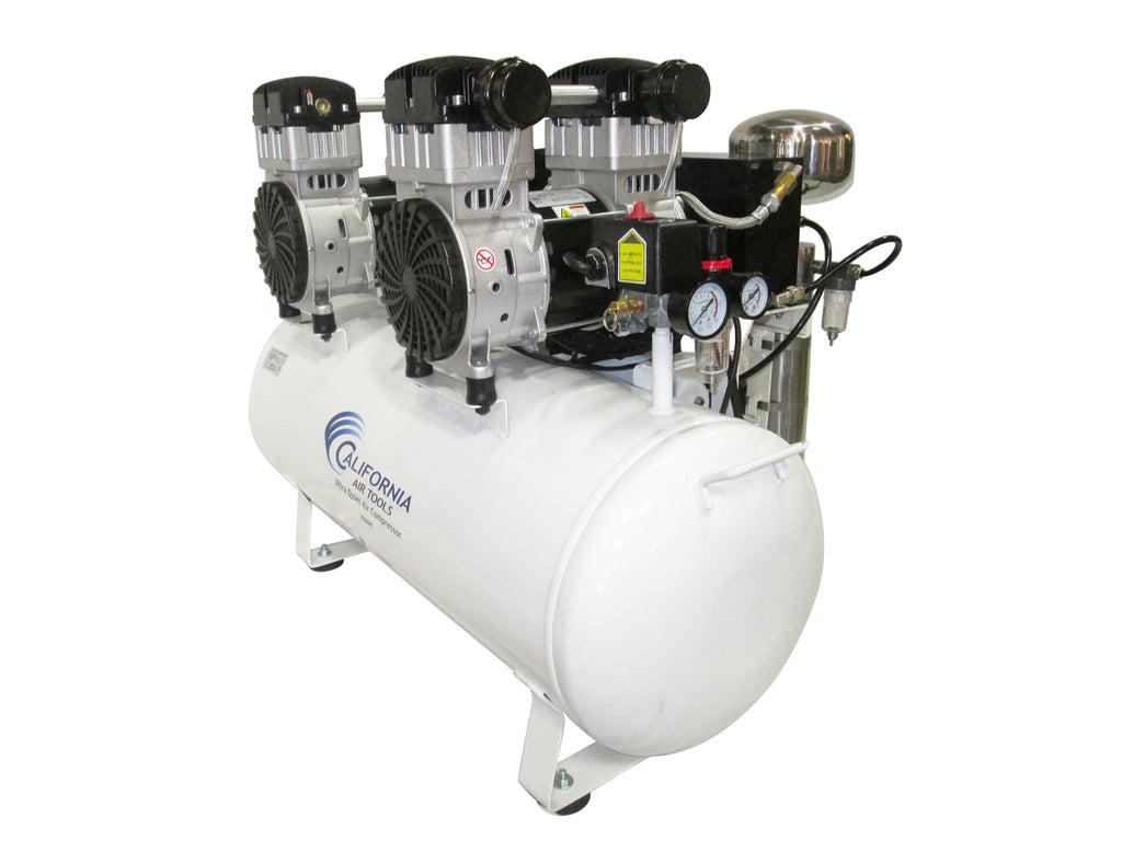 California Air Tools 20040DC Ultra Quiet & Oil-Free 4.0 Hp, 20.0 Gal. Steel Tank Air Compressor with Auto Drain Valve and Dolly