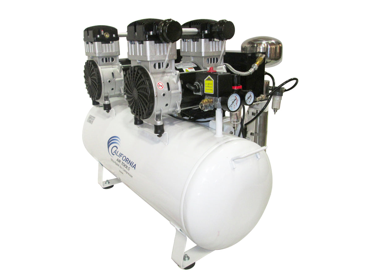 California Air Tools 20040DC Ultra Quiet & Oil-Free 4.0 Hp, 20.0 Gal. Steel Tank Air Compressor with Auto Drain Valve and Dolly