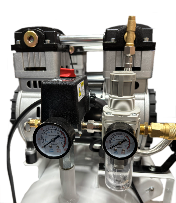 California Air Tools 20040DCADC Ultra Quiet & Oil-Free 4.0 Hp, 20.0 Gal. Steel Tank Air Compressor with Air Drying System