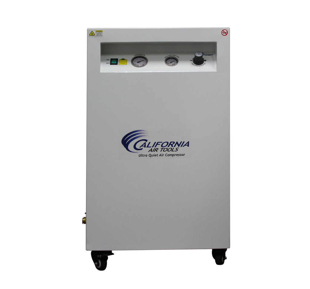 California Air Tools 20040SPCAD Ultra Quiet & Oil-Free 4.0 Hp, 20.0 Gal. Air Compressor in Sound Proof Cabinet with Auto Drain Valve