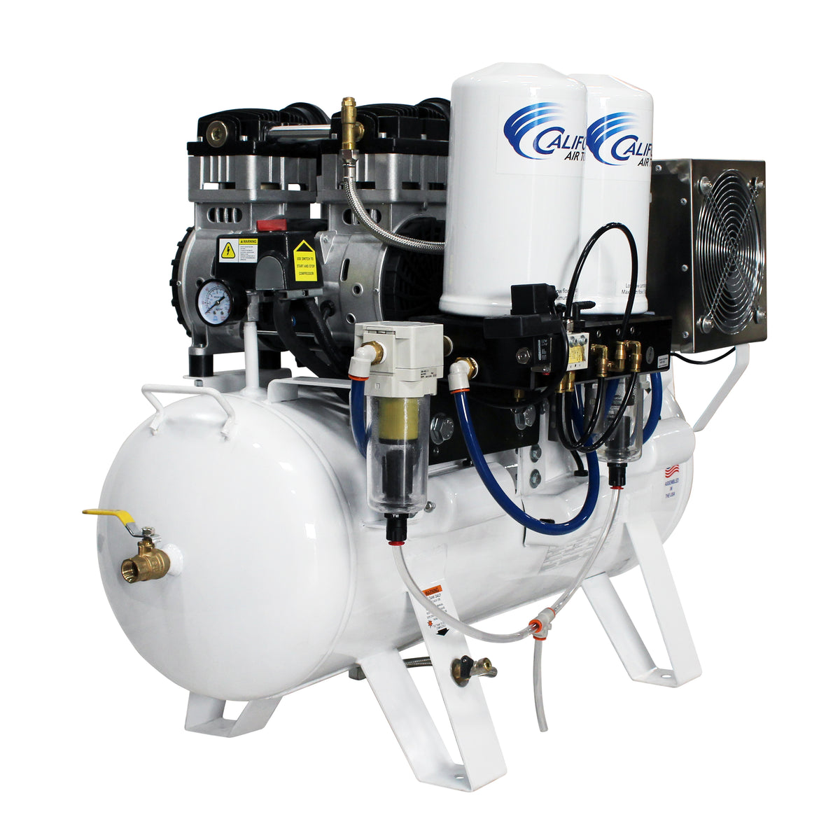 California Air Tools 20060DCC Ultra Quiet & Oil-Free 6.0 Hp, 20.0 Gal. Steel Tank Air Compressor with Dolly