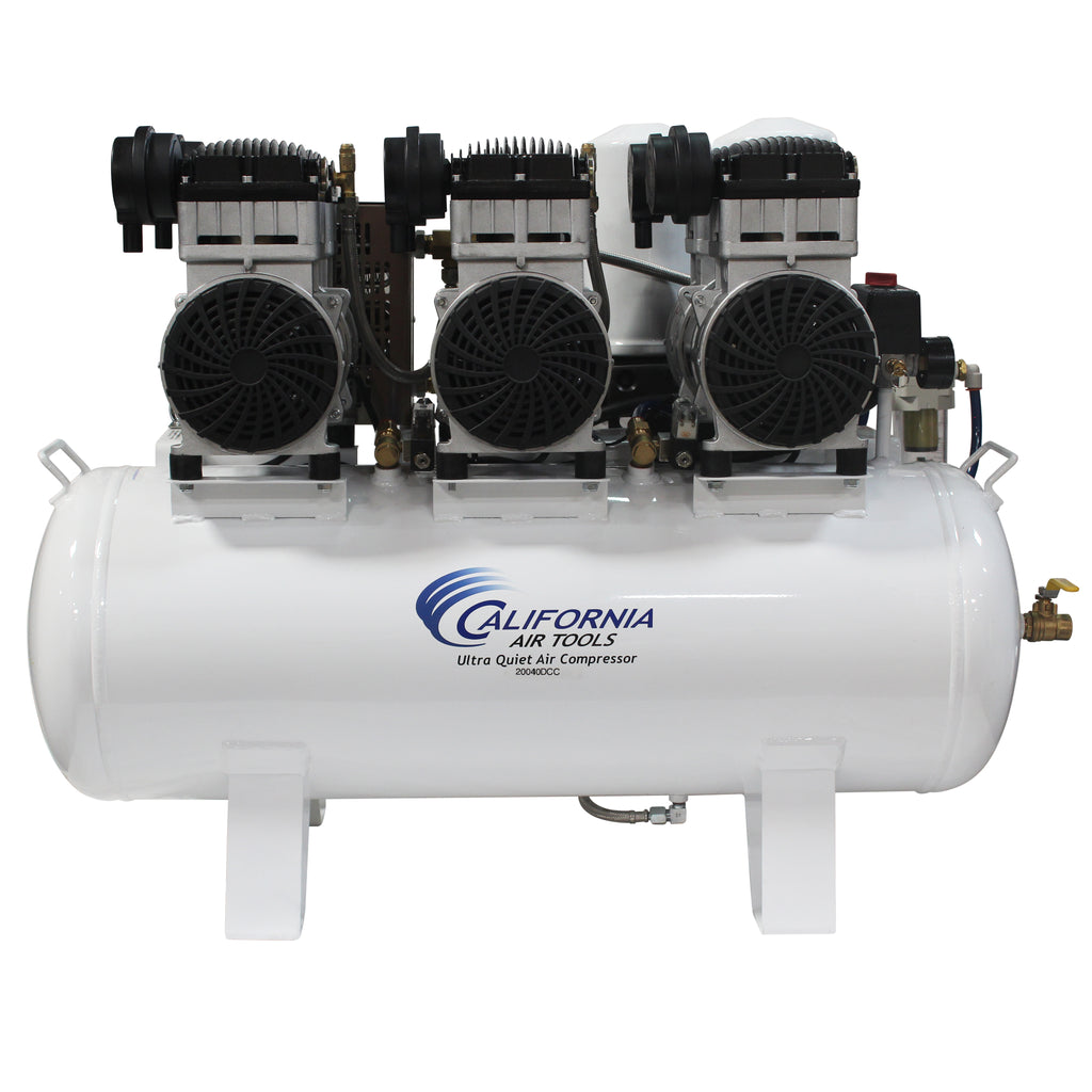 California Air Tools 20060DCC Ultra Quiet & Oil-Free 6.0 Hp, 20.0 Gal. Steel Tank Air Compressor with Dolly