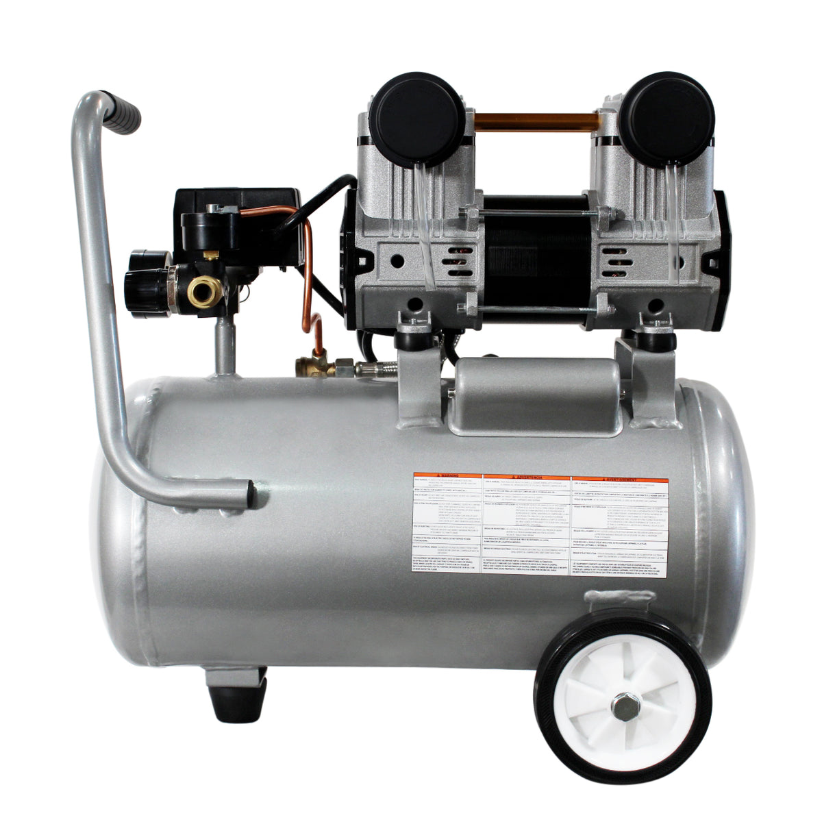 California Air Tools 4710W Quiet, Lightweight and Portable 4.7 Gallon, 1.0 Hp Air Compressor with wheels