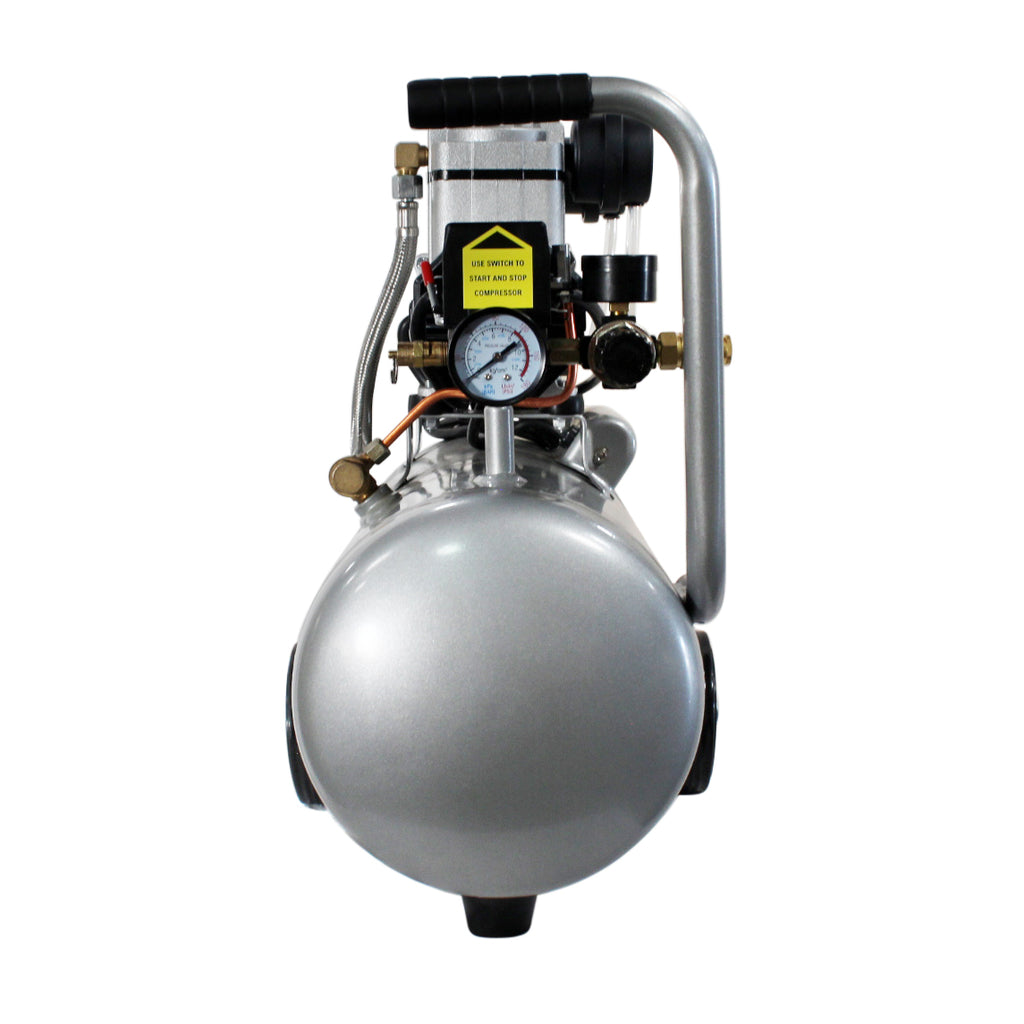 California Air Tools 4710W Quiet, Lightweight and Portable 4.7 Gallon, 1.0 Hp Air Compressor with wheels