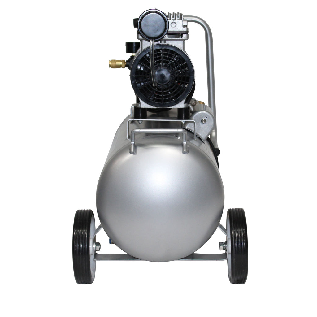 California Air Tools 8010AD Ultra Quiet & Oil-Free 1.0 Hp, 8.0 Gal. Steel Tank Air Compressor w/Auto Drain