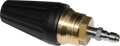 RotoJet 6000 ARJ040-QC-S Rotating Pressure Washer Nozzle, Size 4.0, Quick Connect, Brown