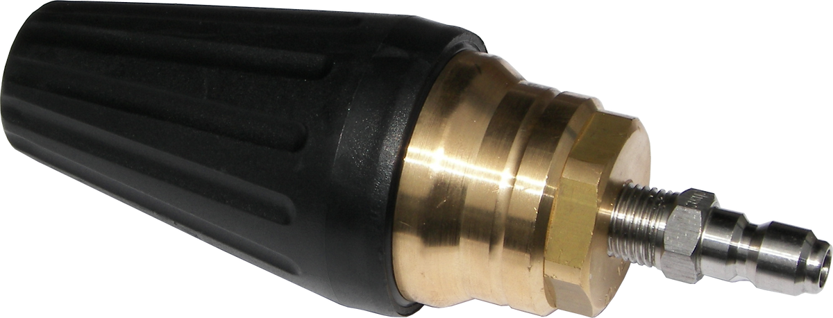 RotoJet 6000 ARJ040-QC-S Rotating Pressure Washer Nozzle, Size 4.0, Quick Connect, Brown