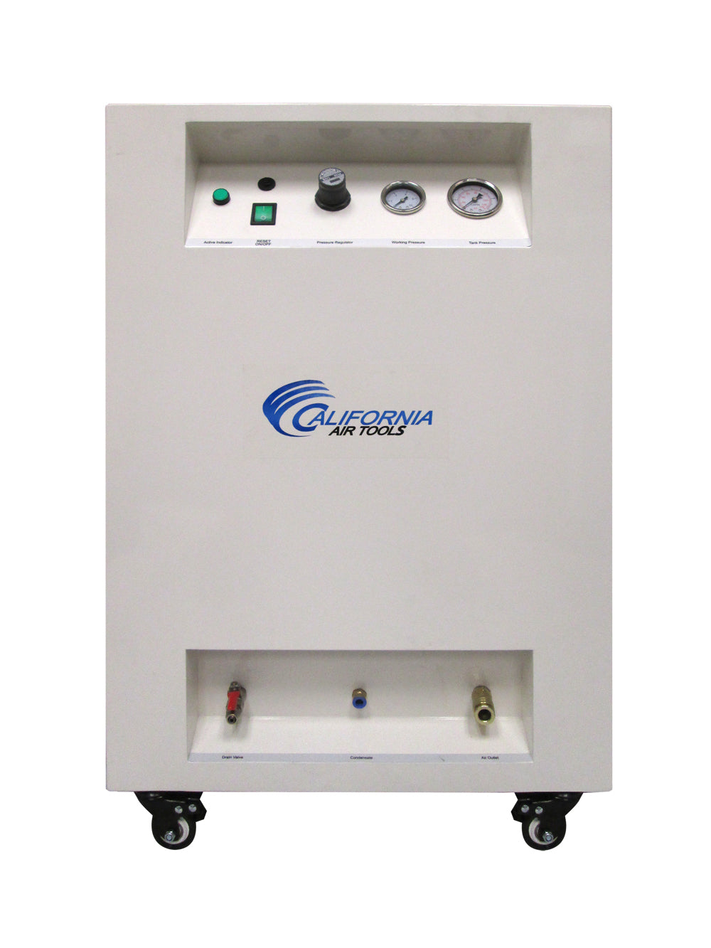 California Air Tools 10020SPC Ultra Quiet  & Oil-Free  2.0 Hp 10.0 Gal. Steel Tank Air Compressor in Sound Proof Cabinet