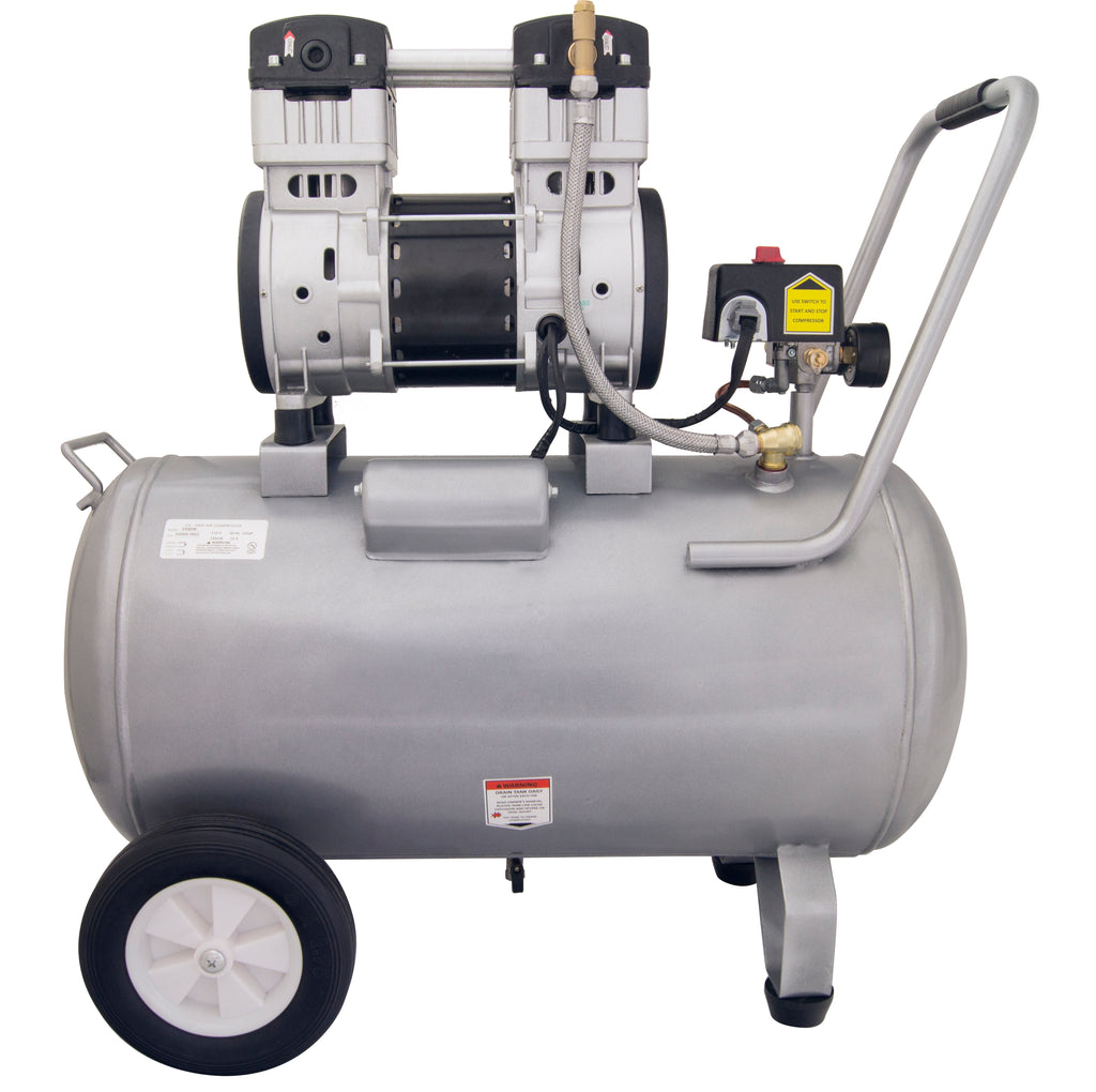 California Air Tools 15020C Ultra Quiet  & Oil-Free  2.0 Hp, 15.0 Gal. Steel Tank Air Compressor  (CSA/UL)