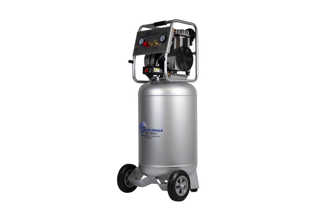 California Air Tools 20020CR Continuous Ultra Quiet & Oil-Free Air Compressor 2.0 Hp, 20.0 Gal. Steel Tank Air Compressor