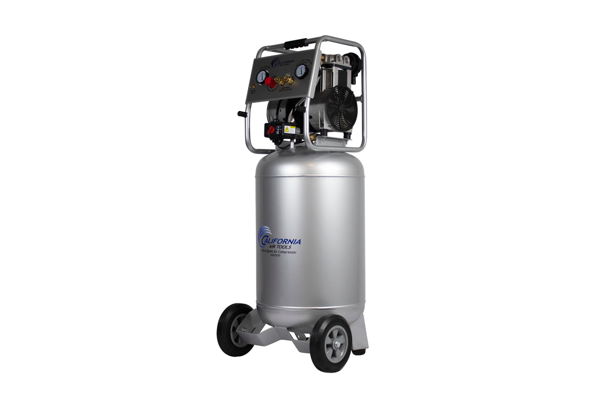 California Air Tools 20020CR Continuous Ultra Quiet & Oil-Free Air Compressor 2.0 Hp, 20.0 Gal. Steel Tank Air Compressor
