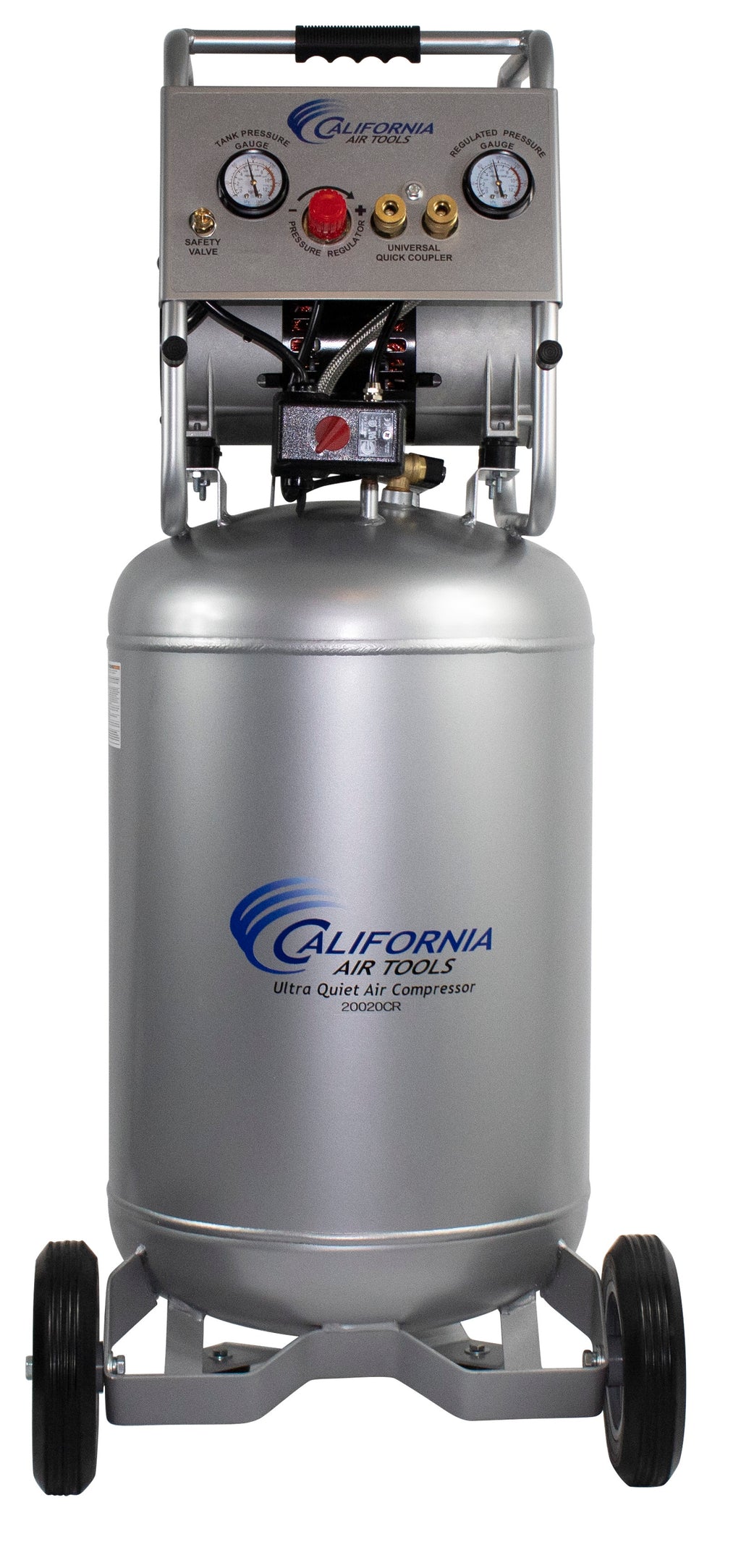 California Air Tools 20020CR Continuous Ultra Quiet & Oil-Free Air Compressor 2.0 Hp, 20.0 Gal. Steel Tank Air Compressor