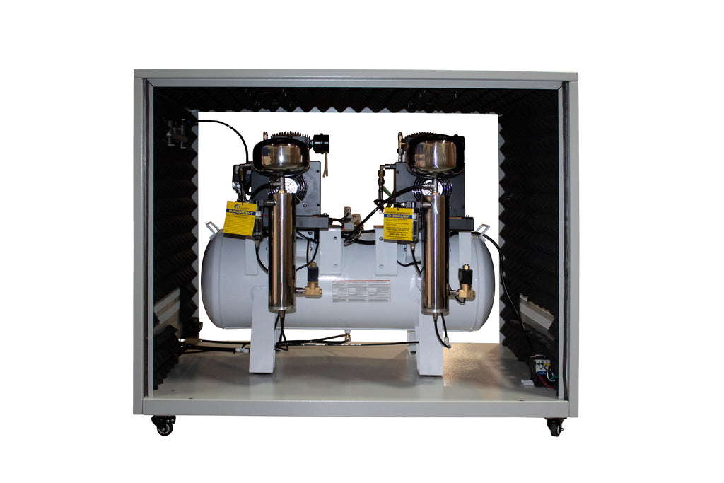 California Air Tools 20040DSPCAD Ultra Quiet  & Oil-Free  4.0 Hp, 20.0 Gal. Air Compressor with Air Drying System in Sound Proof Cabinet
