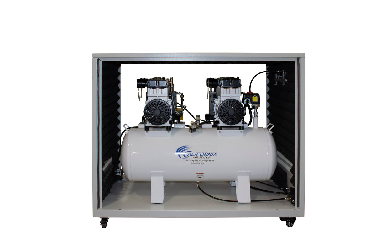 California Air Tools 20040DSPCAD Ultra Quiet  & Oil-Free  4.0 Hp, 20.0 Gal. Air Compressor with Air Drying System in Sound Proof Cabinet