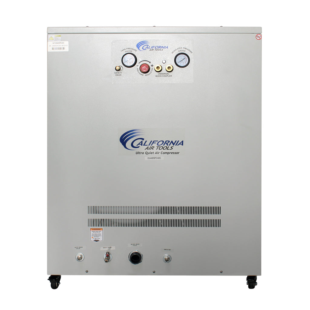 California Air Tools 20040DSPCADC Ultra Quiet & Oil-Free 4.0 Hp, 20.0 Gal. Air Compressor with Air Dryer in Sound Proof Cabinet