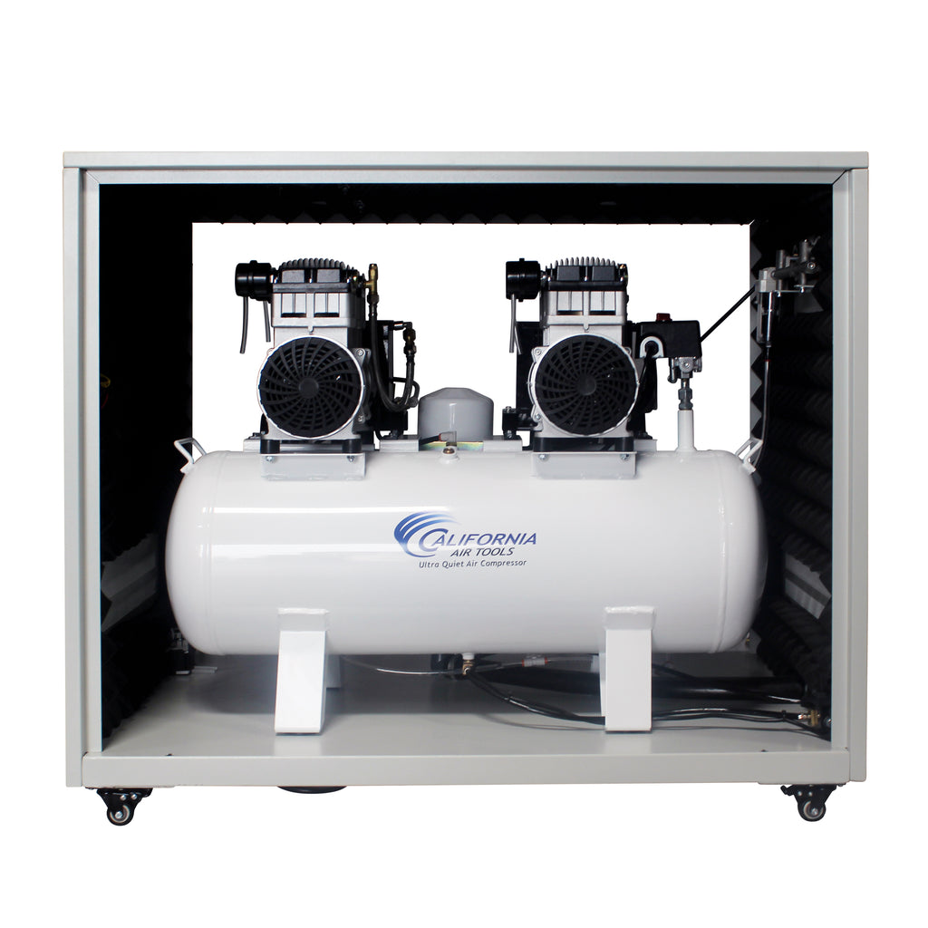 California Air Tools 20040DSPCADC Ultra Quiet & Oil-Free 4.0 Hp, 20.0 Gal. Air Compressor with Air Dryer in Sound Proof Cabinet