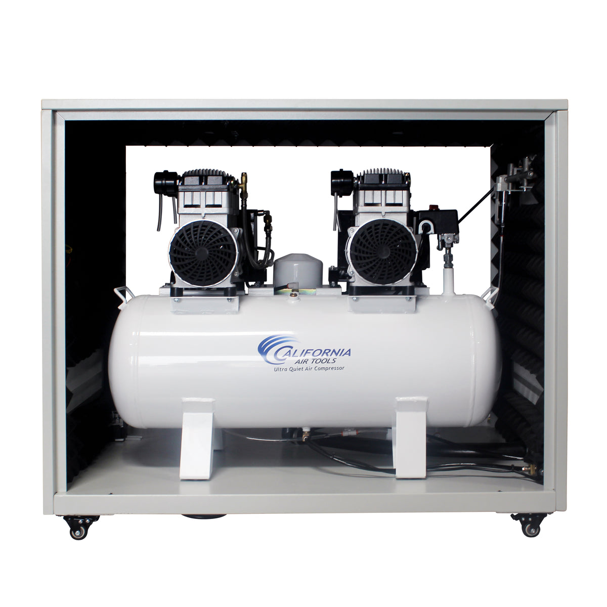 California Air Tools 20040DSPCADC Ultra Quiet & Oil-Free 4.0 Hp, 20.0 Gal. Air Compressor with Air Dryer in Sound Proof Cabinet