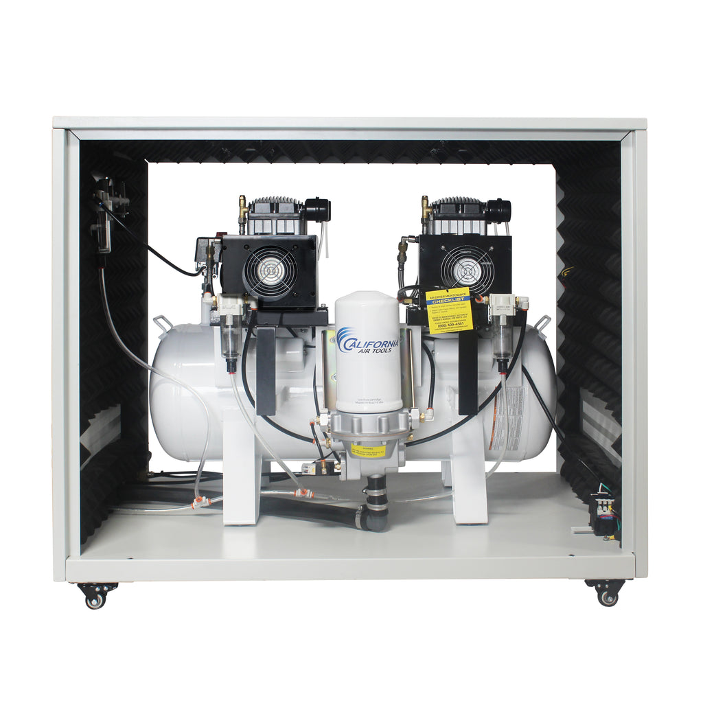 California Air Tools 20040DSPCADC Ultra Quiet & Oil-Free 4.0 Hp, 20.0 Gal. Air Compressor with Air Dryer in Sound Proof Cabinet