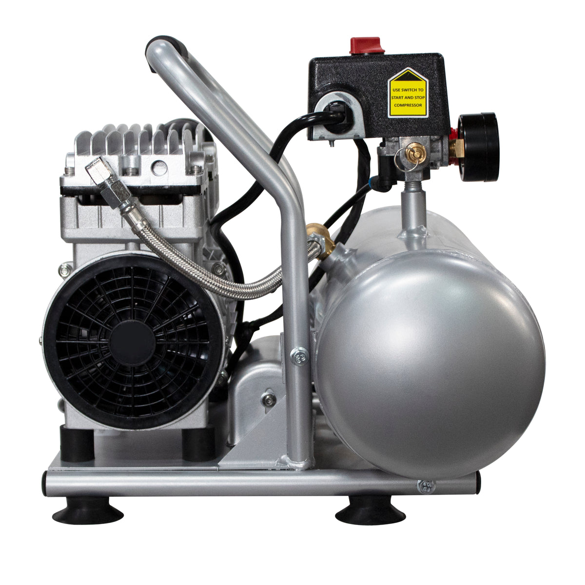 California Air Tools 2010ALFC Ultra Quiet  & Oil-Free  1.0 Hp, 2.0 Gal. Aluminum Tank Air Compressor