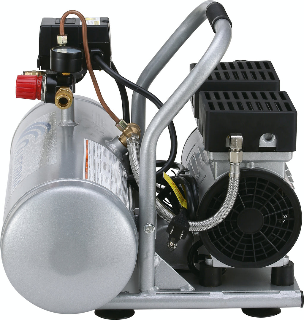 California Air Tools 2010A Ultra Quiet & Oil-Free 1.0 Hp, 2.0 Gal. Aluminum Tank Air Compressor
