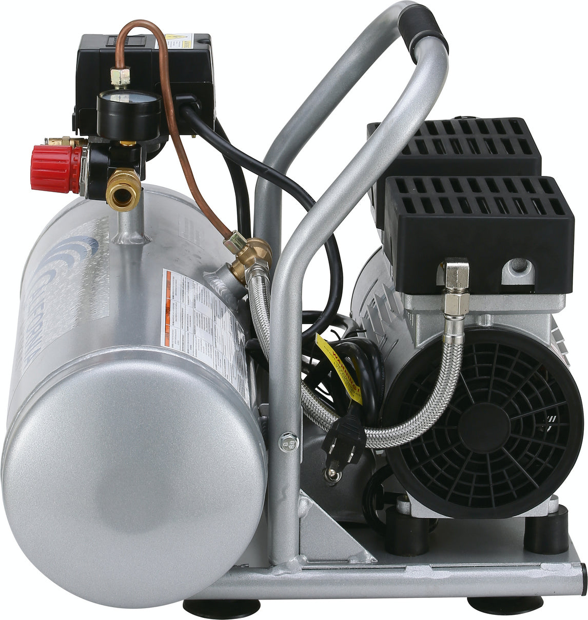 California Air Tools 2010A Ultra Quiet & Oil-Free 1.0 Hp, 2.0 Gal. Aluminum Tank Air Compressor