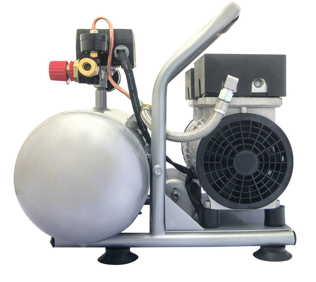 California Air Tools 2010A Ultra Quiet & Oil-Free 1.0 Hp, 2.0 Gal. Aluminum Tank Air Compressor