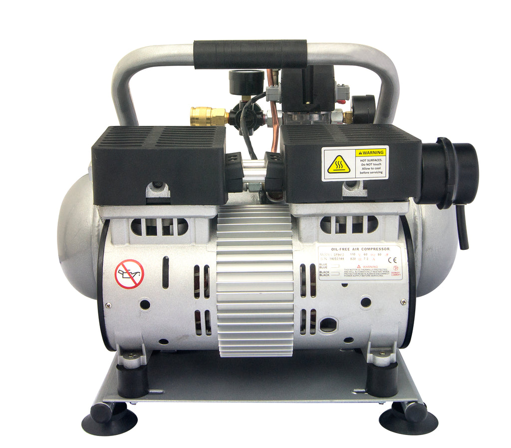 California Air Tools 2010A Ultra Quiet & Oil-Free 1.0 Hp, 2.0 Gal. Aluminum Tank Air Compressor