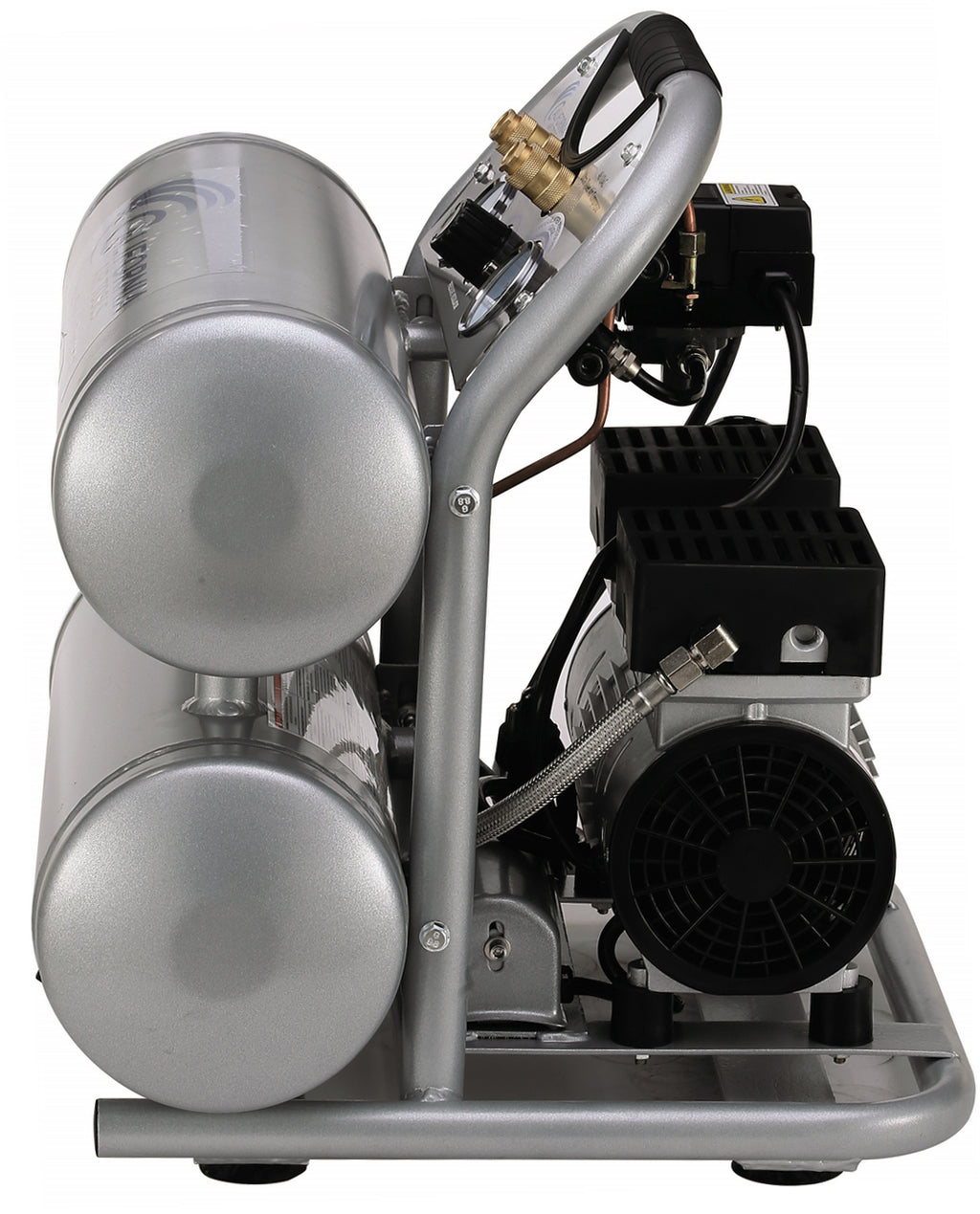 California Air Tools 4620AC Ultra Quiet  & Oil-Free  2.0 Hp, 4.0 Gal. Aluminum Twin Tank Air Compressor