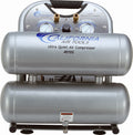California Air Tools 4610S Ultra Quiet  & Oil-Free  1.0 Hp, 4.6 Gal. Steel Twin Tank Air Compressor