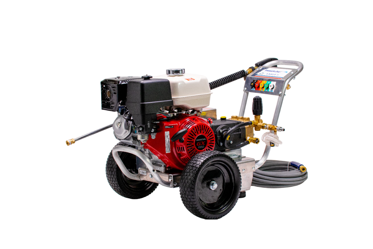 Eagle EB4040HA-20 Belt-Drive Gas Pressure Washer, 4,000 PSI, 4 GPM, Honda GX390, AR Pump