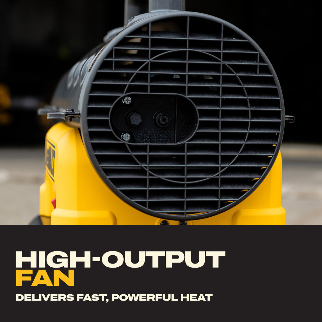 DEWALT F340675 80,000 BTU Forced Air Kerosene Heater