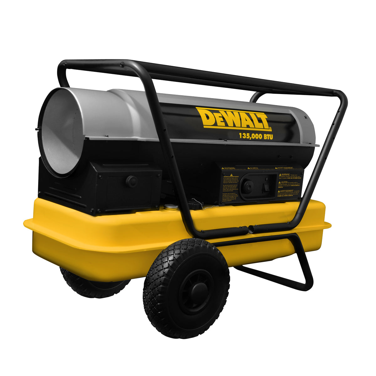 DEWALT F340690 135,000 BTU Heavy Duty Forced Air Kerosene Heater