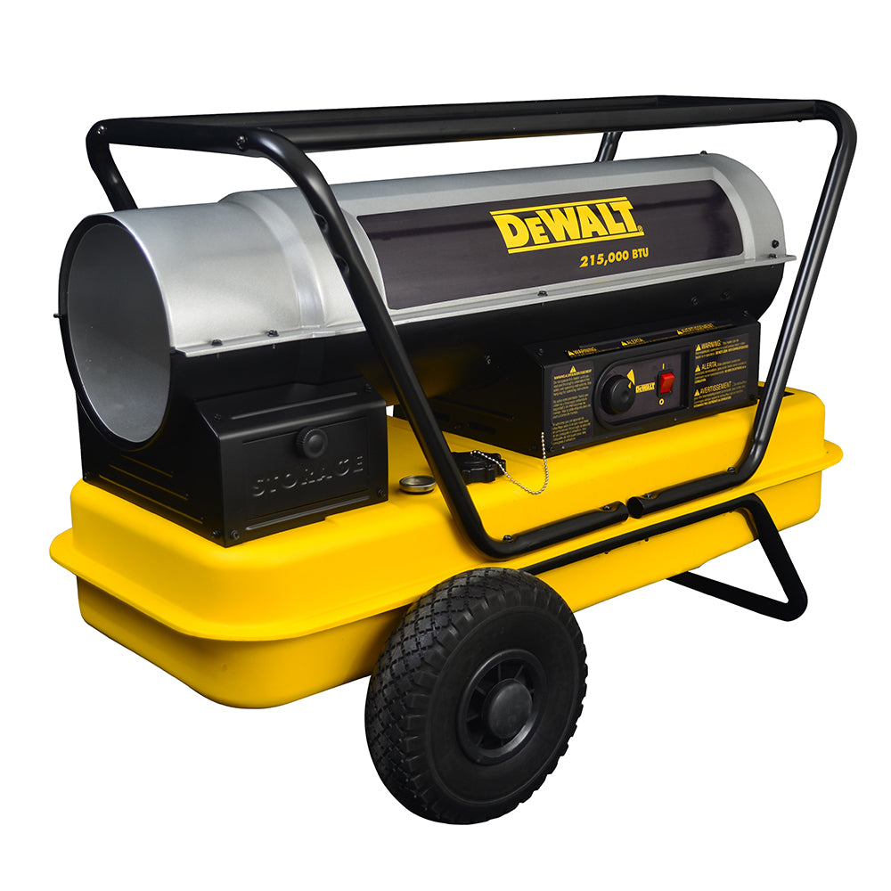 DEWALT F340700 215,000 BTU Heavy Duty Forced Air Kerosene Heater