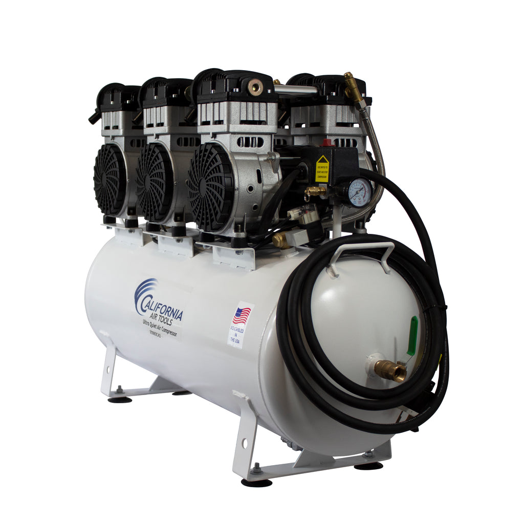 California Air Tools 20060CAD Ultra Quiet & Oil-Free 6.0 Hp, 20.0 Gal. Steel Tank Air Compressor with Auto Drain Valve