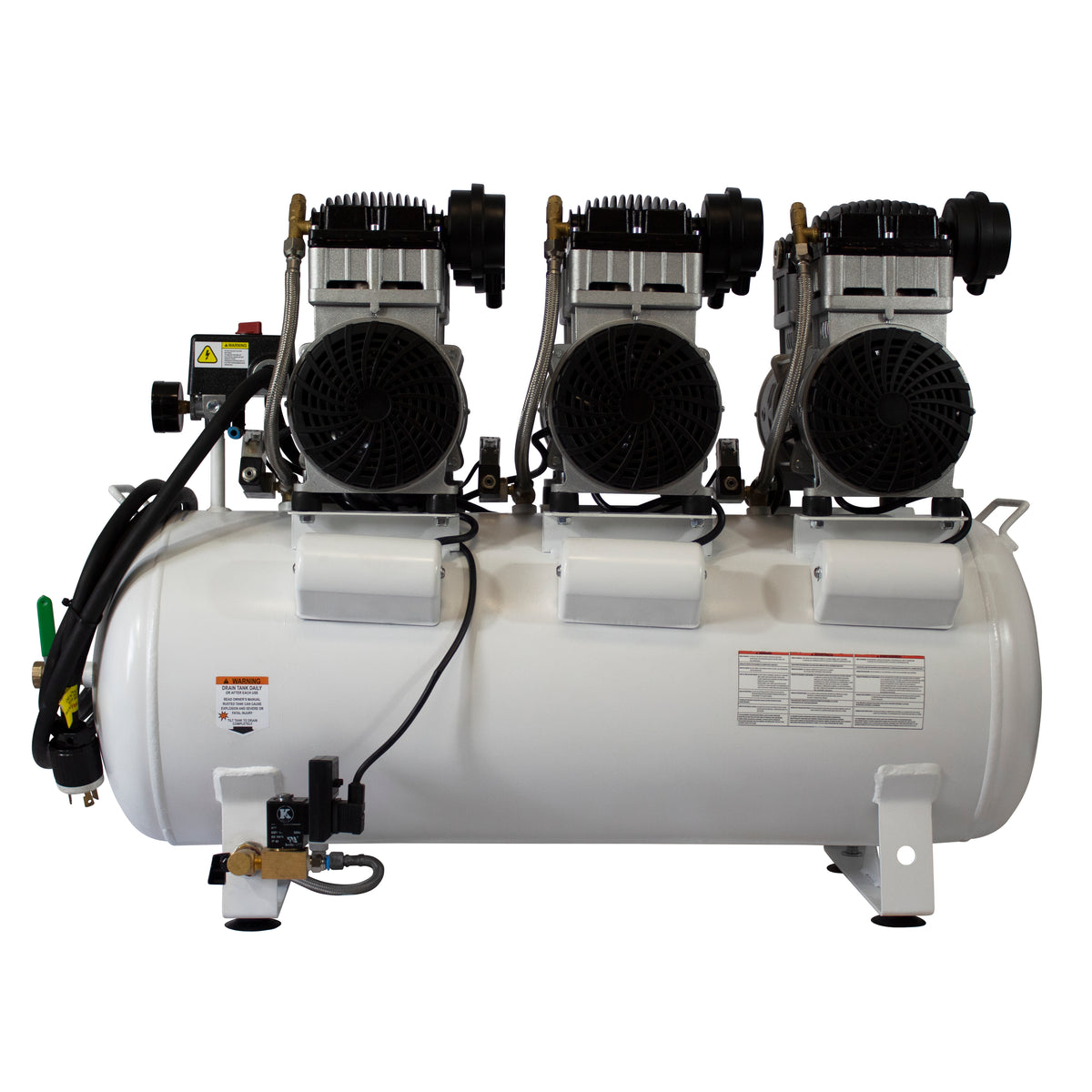 California Air Tools 20060CAD Ultra Quiet & Oil-Free 6.0 Hp, 20.0 Gal. Steel Tank Air Compressor with Auto Drain Valve