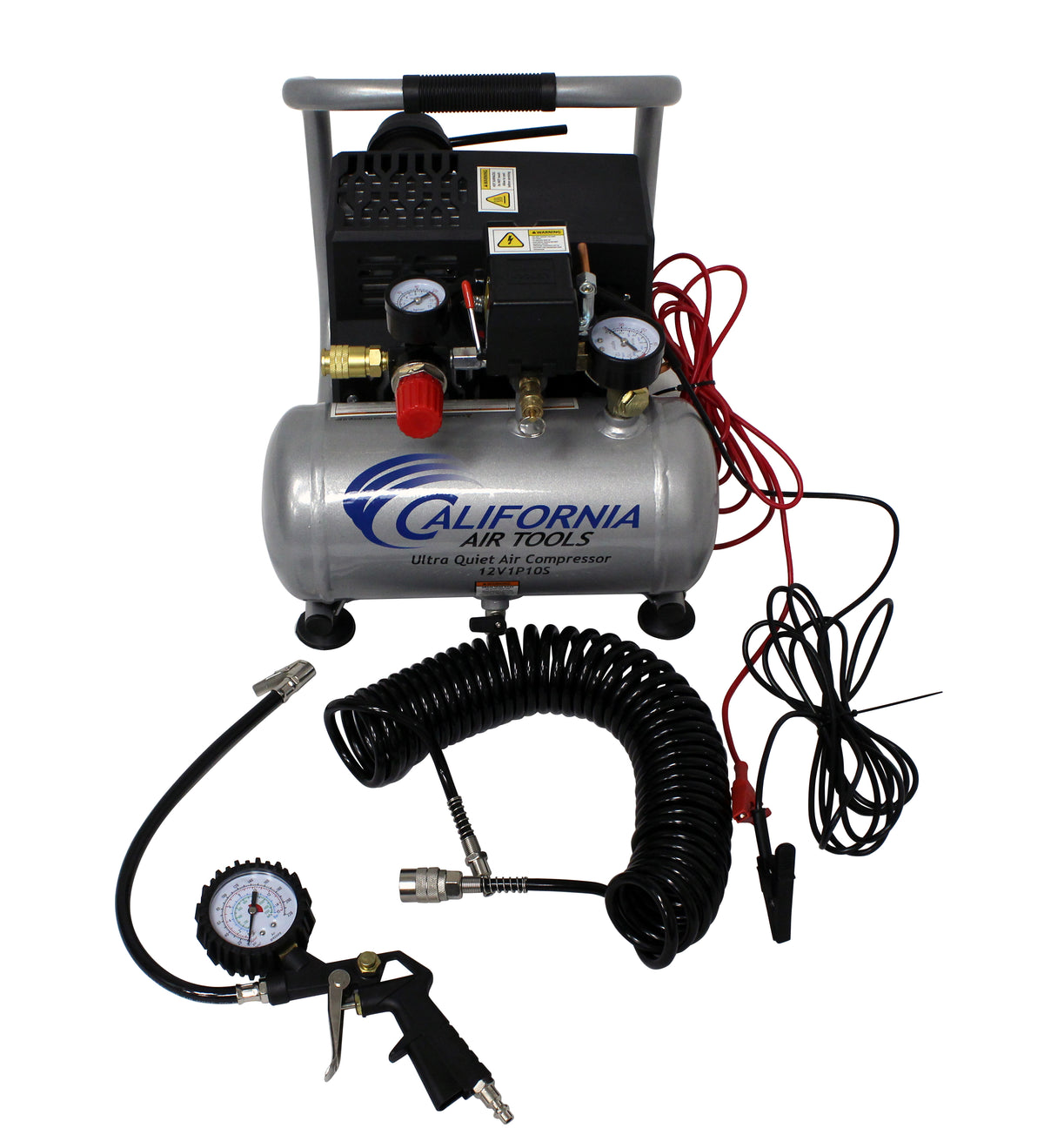 California Air Tools 12V1P10S Light & Quiet .12 Volt, 1.0 Gal. Steel Tank Portable Air Compressor