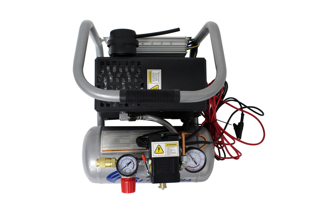 California Air Tools 12V1P10S Light & Quiet .12 Volt, 1.0 Gal. Steel Tank Portable Air Compressor