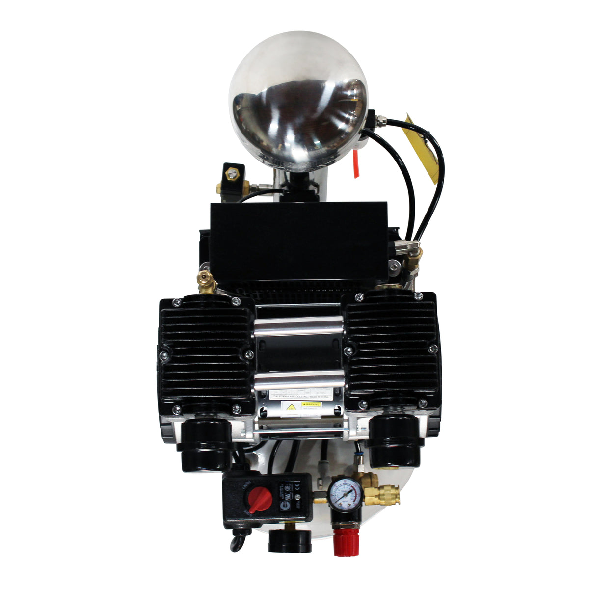 California Air Tools 10020DC-22060 Ultra Quiet  & Oil-Free  2.0 Hp, 10.0 Gal. Steel Tank Air Compressor with Air Drying System  (220V 60Hz)