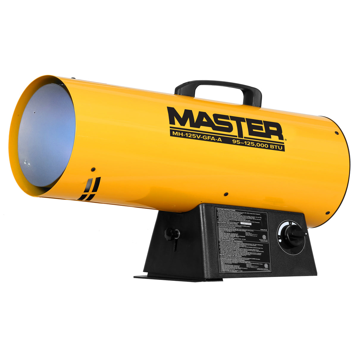 Master 125,000 BTU LP Forced Air Heater (MH-125V-GFA-A)
