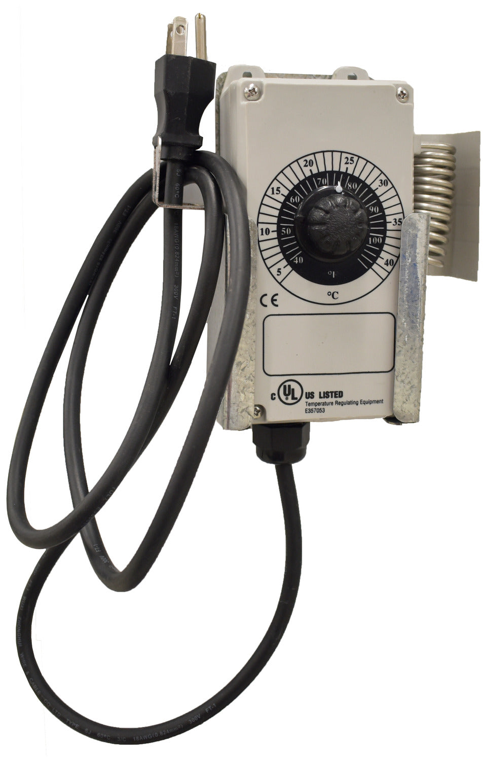 Master Industrial Thermostat Kit for Propane/NG Heaters Includes Thermostat, Wired 5' Cord and Bracket (MHD-T1WB)