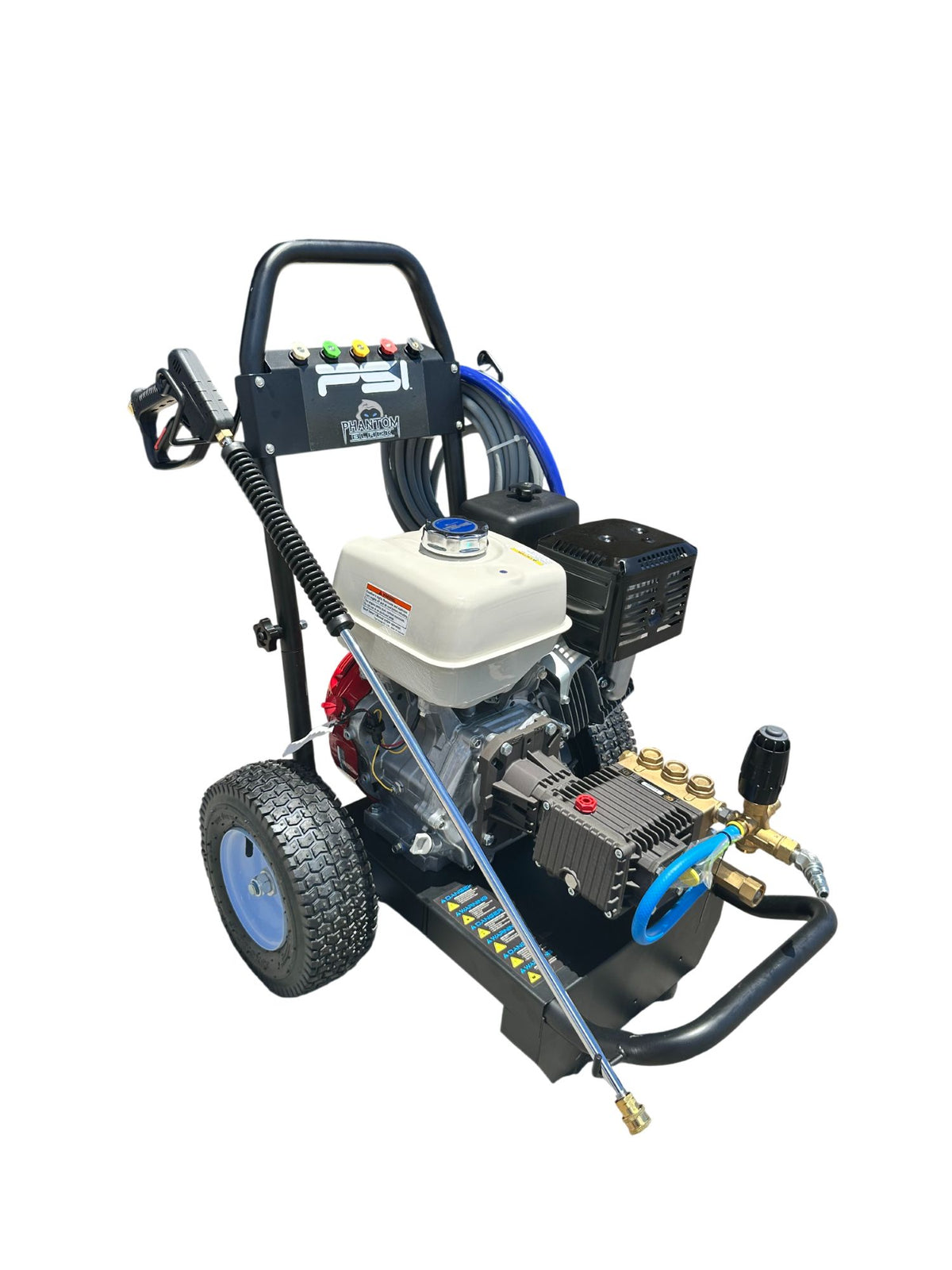Phantom Black P-B4040HG Gas Cold-Water Pressure Washer, 4,000 PSI, 4 GPM, Honda Engine