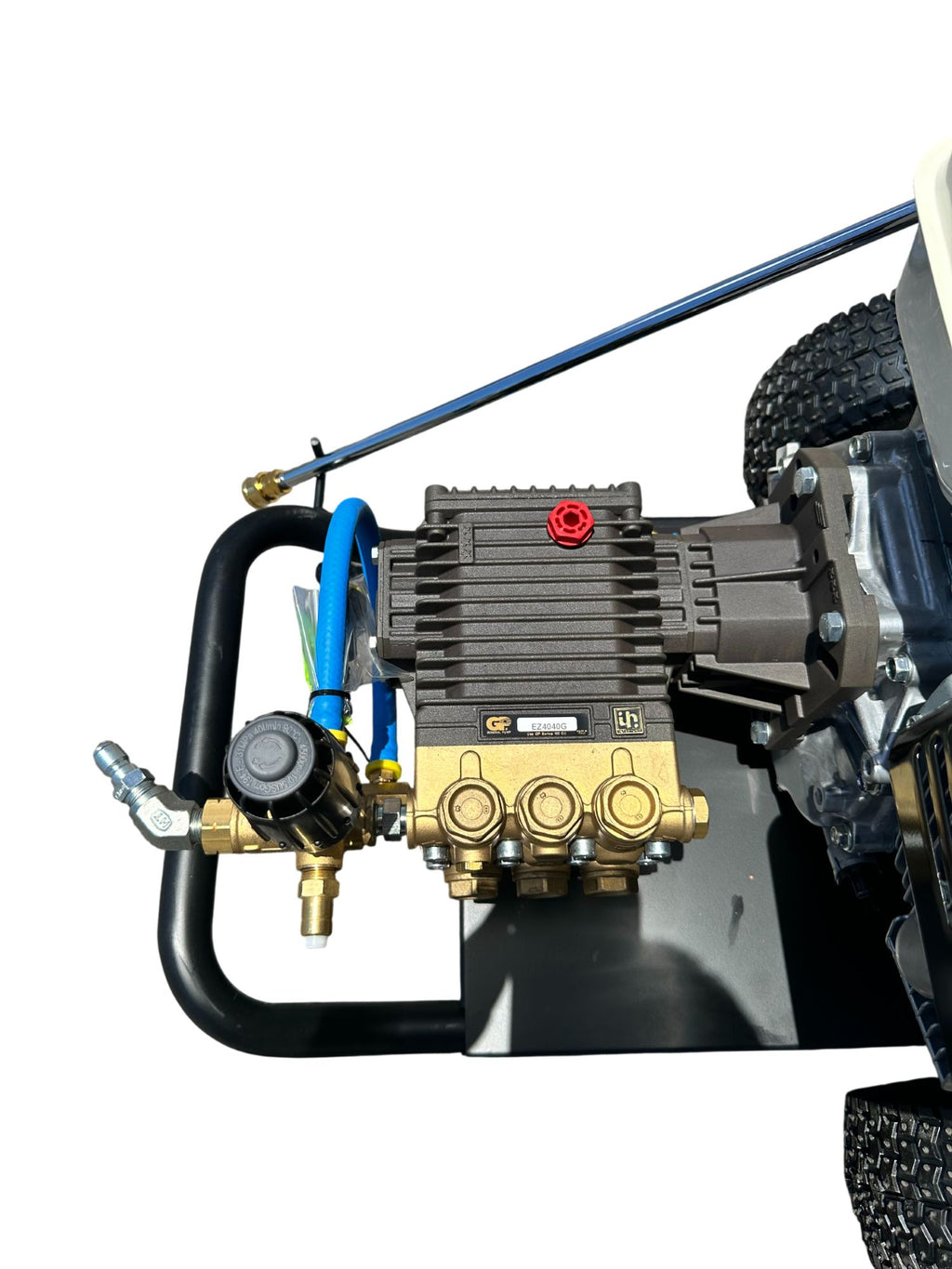 Phantom Black P-B4040HG Gas Cold-Water Pressure Washer, 4,000 PSI, 4 GPM, Honda Engine