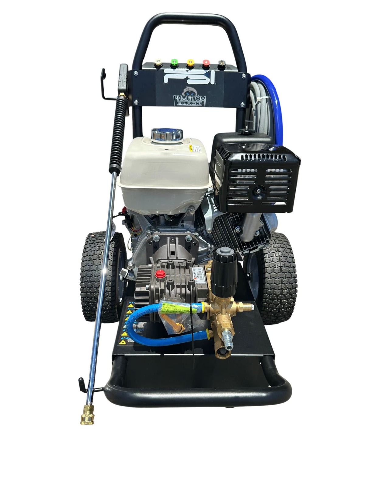 Phantom Black P-B5030HC Gas Cold-Water Pressure Washer, 3,000 PSI, 5 GPM, Honda GX390, Comet Pump